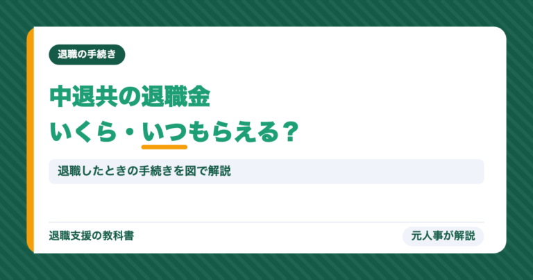 中退共の退職金いくら・いつもらえる？